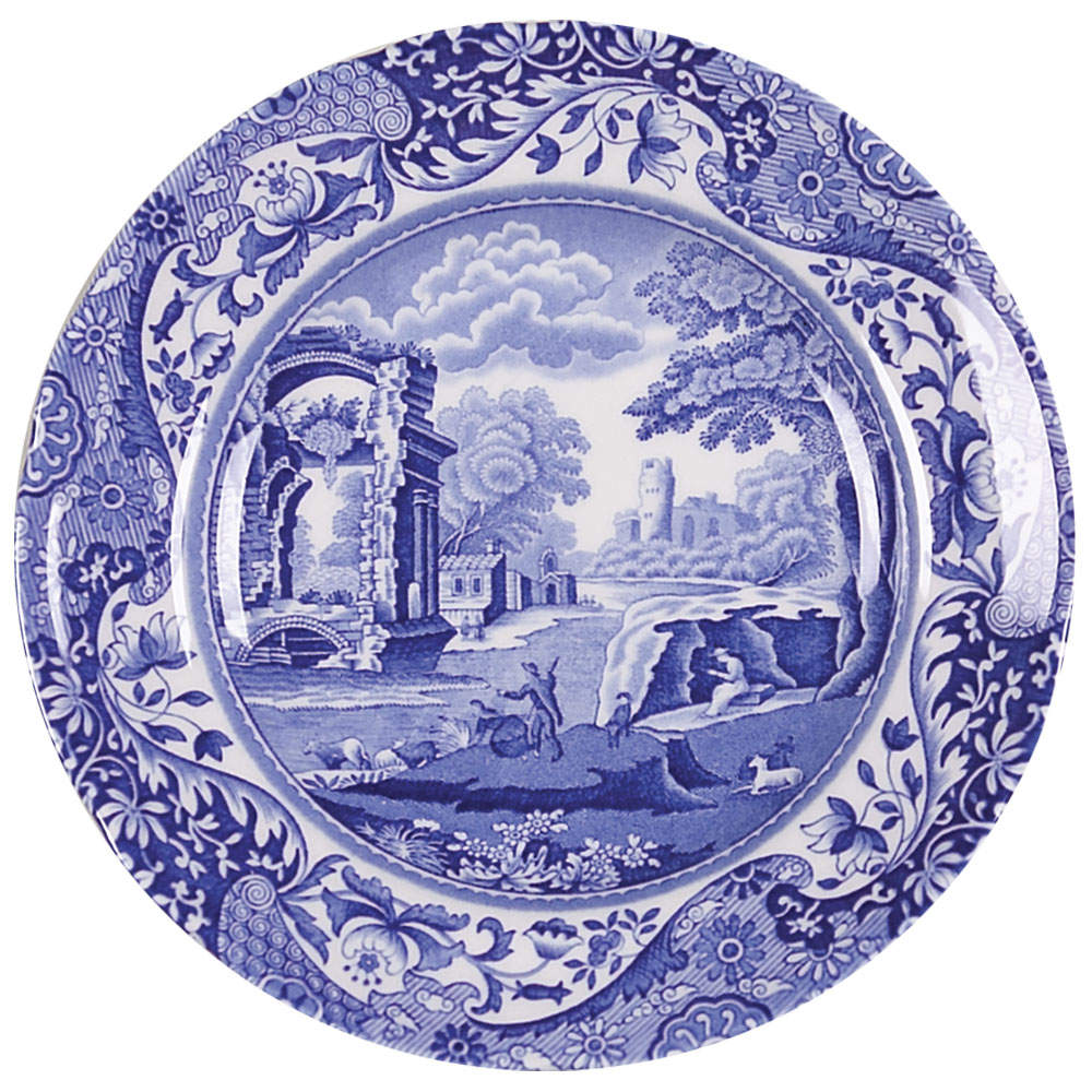 Blue Italian Bread & Butter Plate by Spode-1