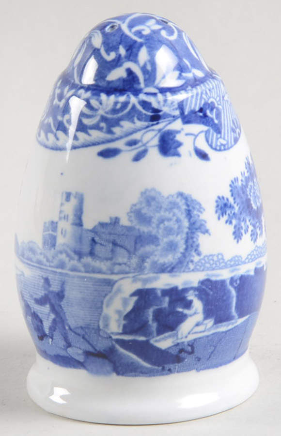 Blue Italian Salt Shaker by Spode-1