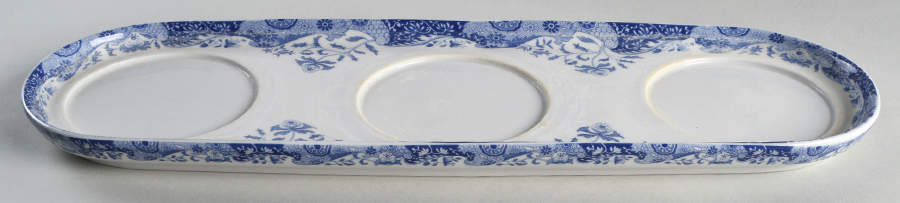 Blue Italian Planter Tray (Holds 3 Planters) by Spode-1
