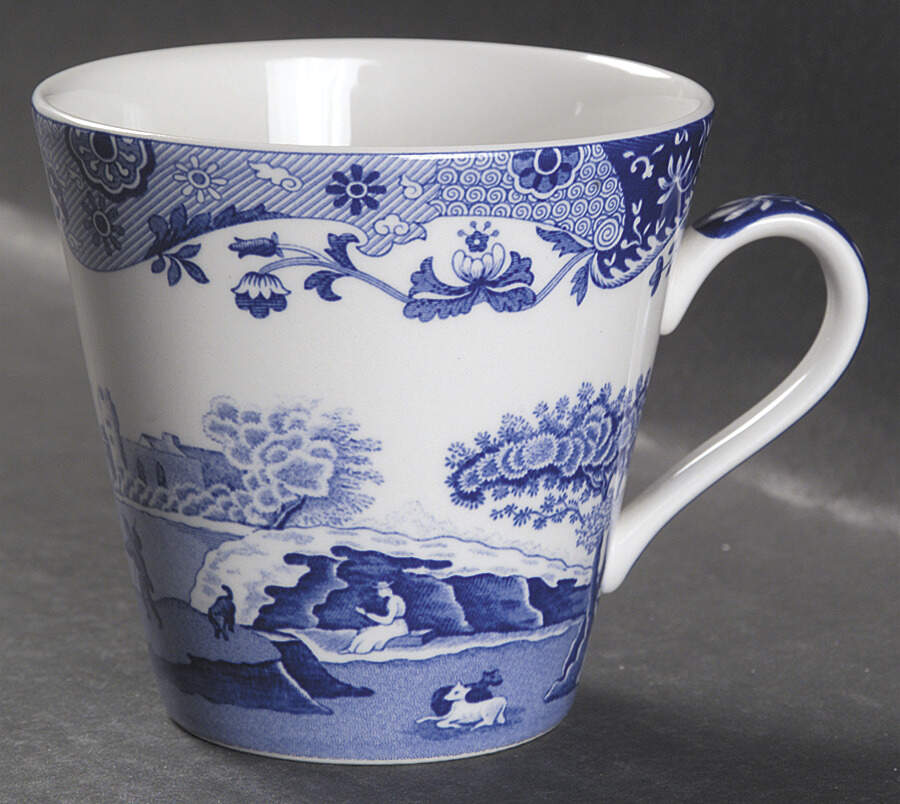 Blue Italian Beverage Mug by Spode-1