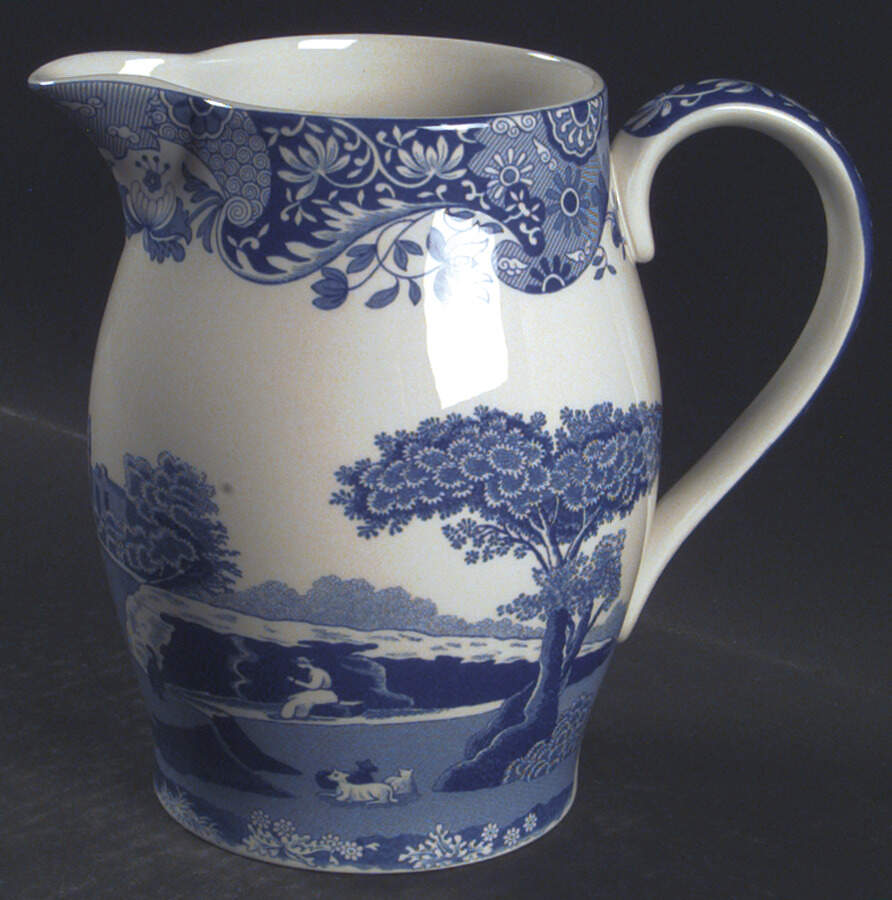 Blue Italian 40 Oz Liverpool Jug by Spode-1