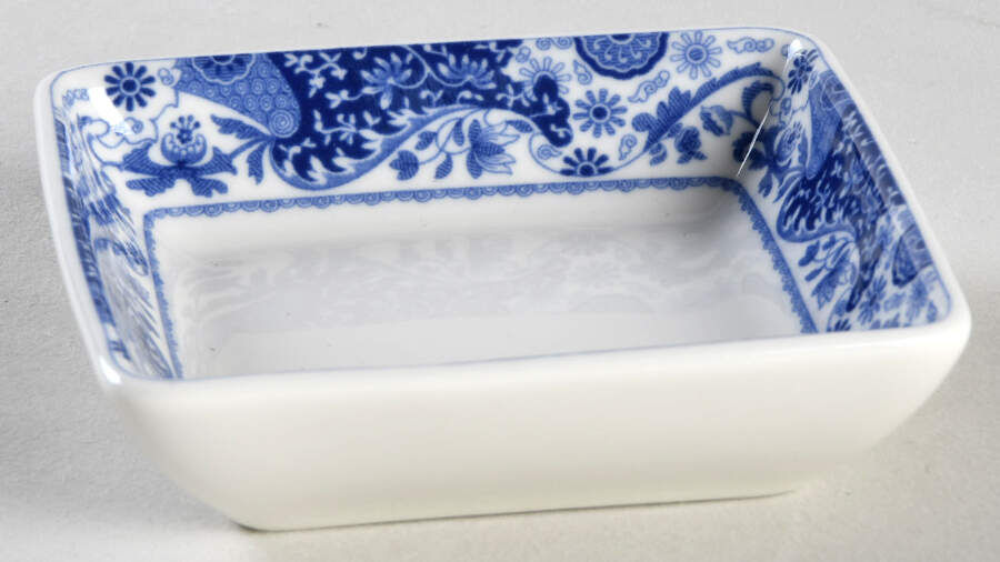 Blue Italian 3" Square Dish by Spode-1