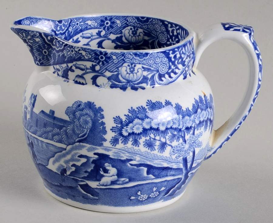 Blue Italian 10 Oz Milk Jug by Spode-1
