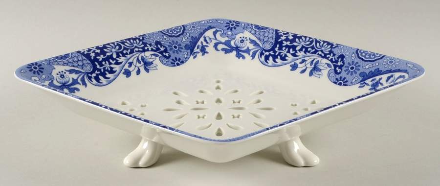 Blue Italian 200 Anniversary Fruit Strainer by Spode-1