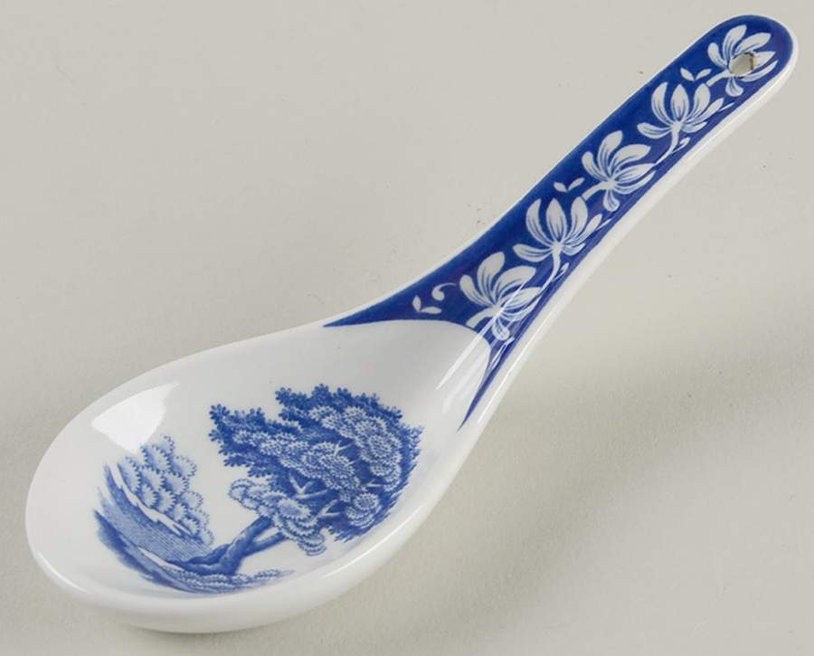 Blue Italian Chinese Teaspoon by Spode-1