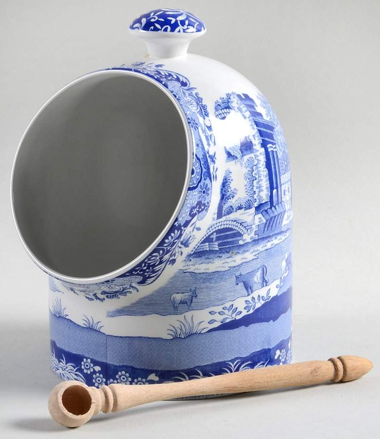Blue Italian Salt Pig by Spode-1