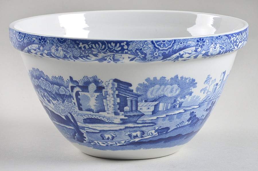 Blue Italian 7" Pudding Bowl by Spode-1