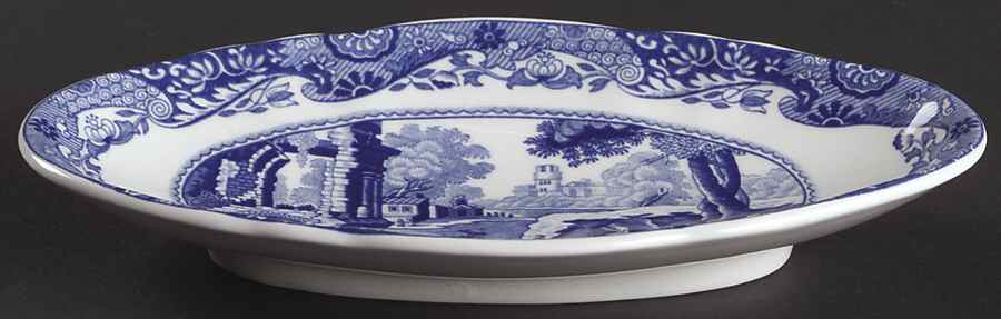 Blue Italian Open Candy Dish by Spode-1