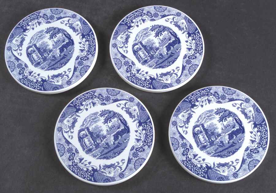 Blue Italian Thirsty Coaster - Set of 4 by Spode-1