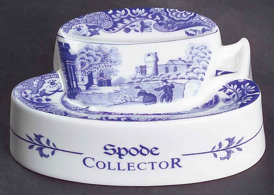 Blue Italian Paperweight by Spode-1