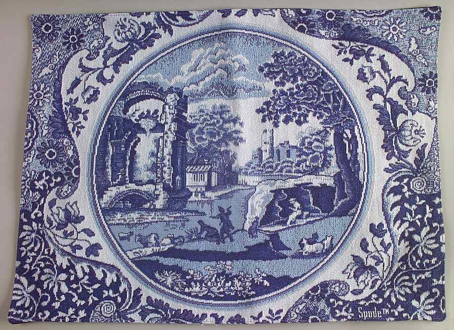 Blue Italian Tapestry Placemat by Spode-1