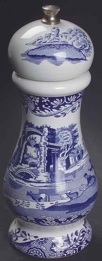 Blue Italian Salt Mill by Spode-1
