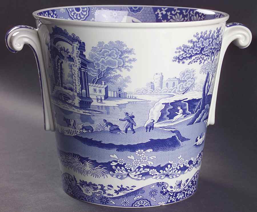 Blue Italian Wine Cooler by Spode-1
