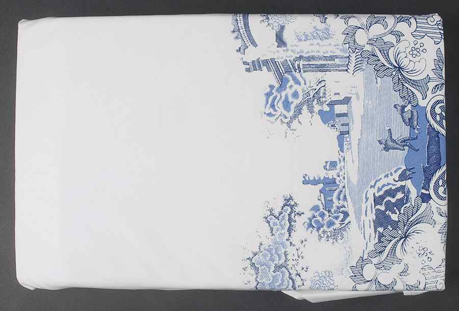 Blue Italian 60" X 144" Oblong Tablecloth by Spode-1