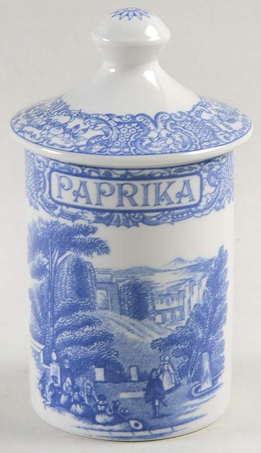 Blue Room Collection Spice Jar Set Individual Jar & Lid by Spode-1