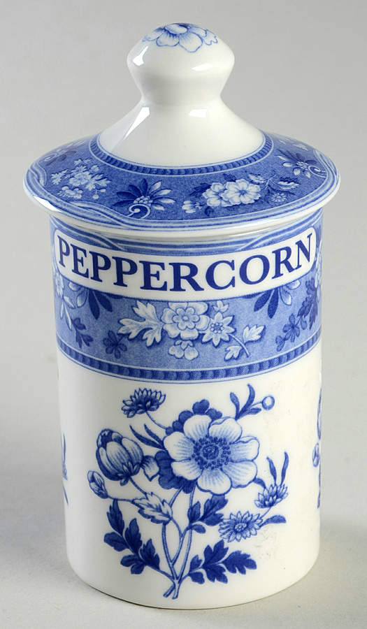 Blue Room Collection Spice Jar Set Individual Jar & Lid by Spode-1