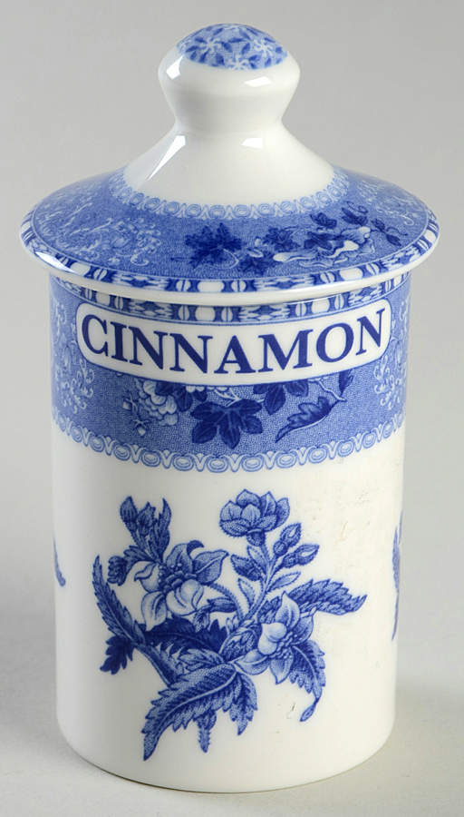 Blue Room Collection Spice Jar Set Individual Jar & Lid by Spode-1