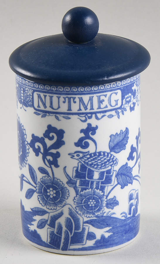 Blue Room Collection Nutmet Spice Jar & Lid by Spode-1