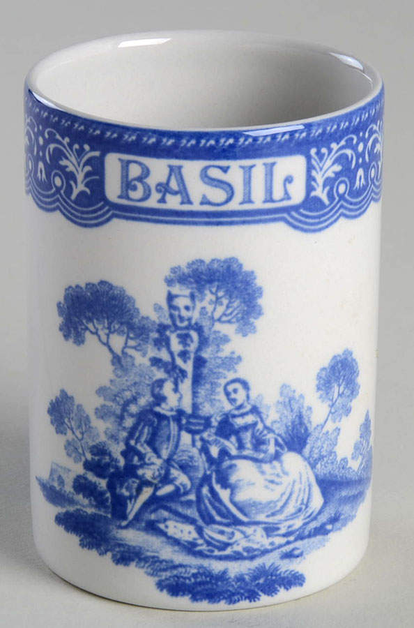 Blue Room Collection Basil Spice Jar No Lid by Spode-1
