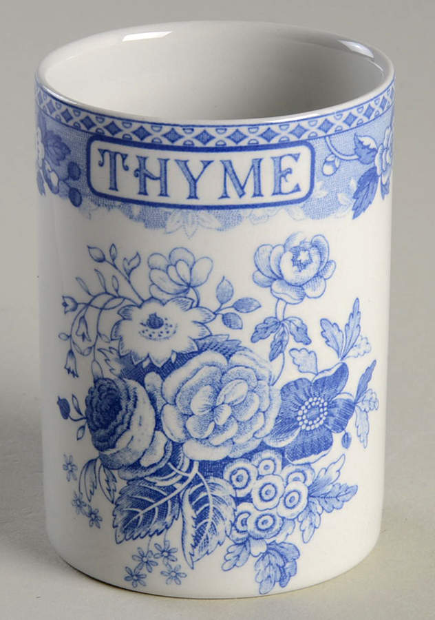 Blue Room Collection Thyme Spice Jar No Lid by Spode-1