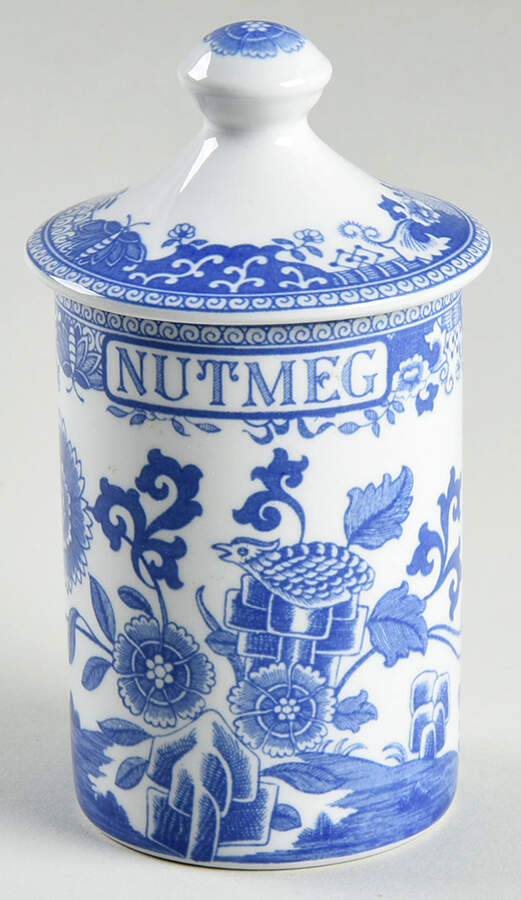 Blue Room Collection Spice Jar Set Individual Jar & Lid by Spode-1