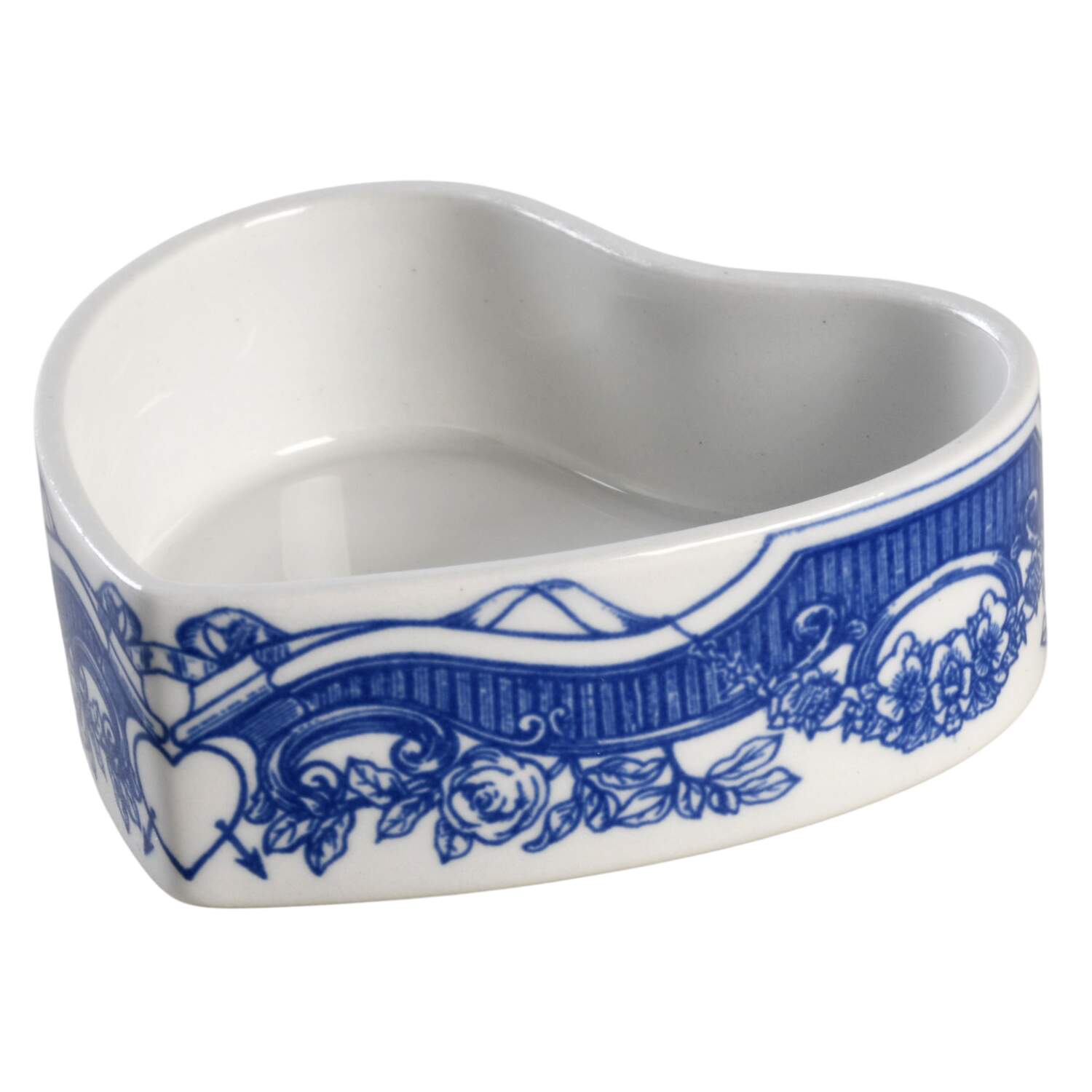 Blue Room Collection Heart Shape Box No Lid by Spode-1