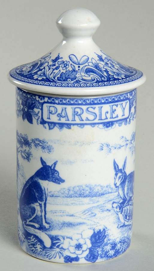 Blue Room Collection Spice Jar Set Individual Jar & Lid by Spode-1
