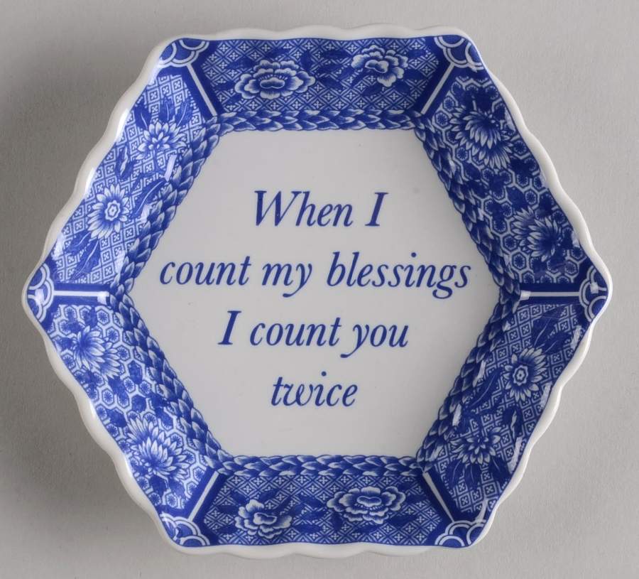 Blue Room Collection 5" Hexagonal Tray by Spode-1