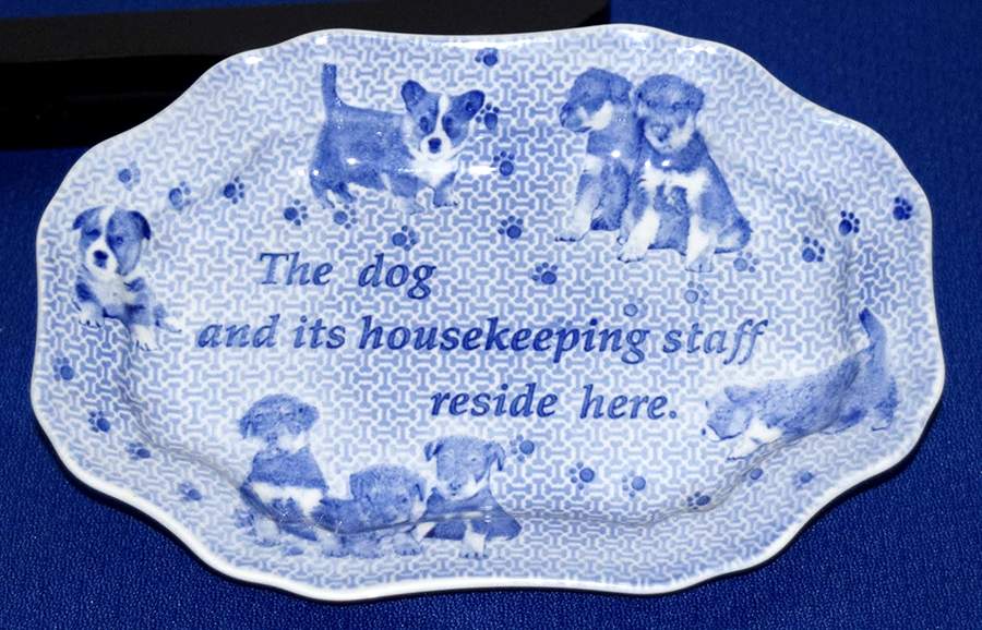 Blue Room Collection Mementos Small Oval Tray by Spode-1