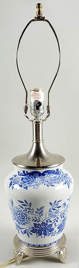 Blue Room Collection Electric Cookie Jar Lamp No Shade by Spode-1