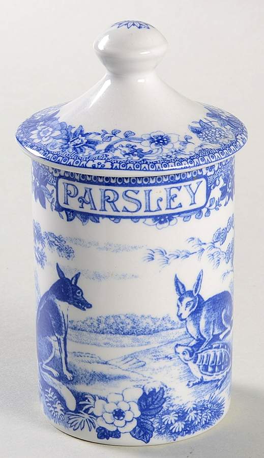 Blue Room Collection Spice Jar Set Individual Jar & Lid by Spode-1