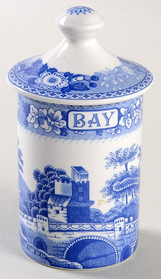 Blue Room Collection Spice Jar Set Individual Jar & Lid by Spode-1