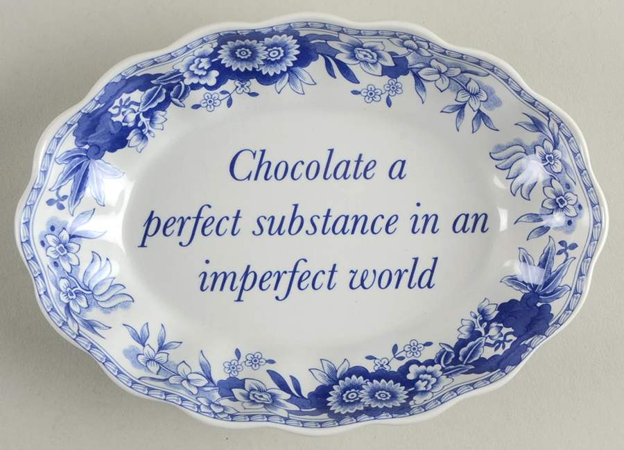 Blue Room Collection Mementos Small Oval Tray by Spode-1