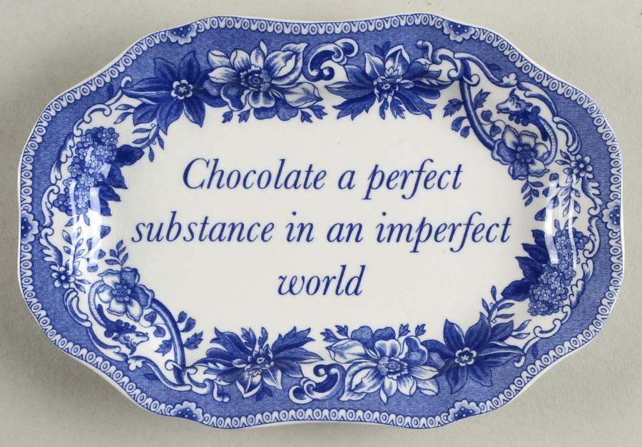 Blue Room Collection Mementos Small Oval Tray by Spode-1