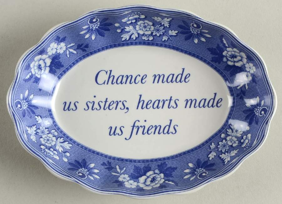 Blue Room Collection 6" Oval Tray by Spode-1
