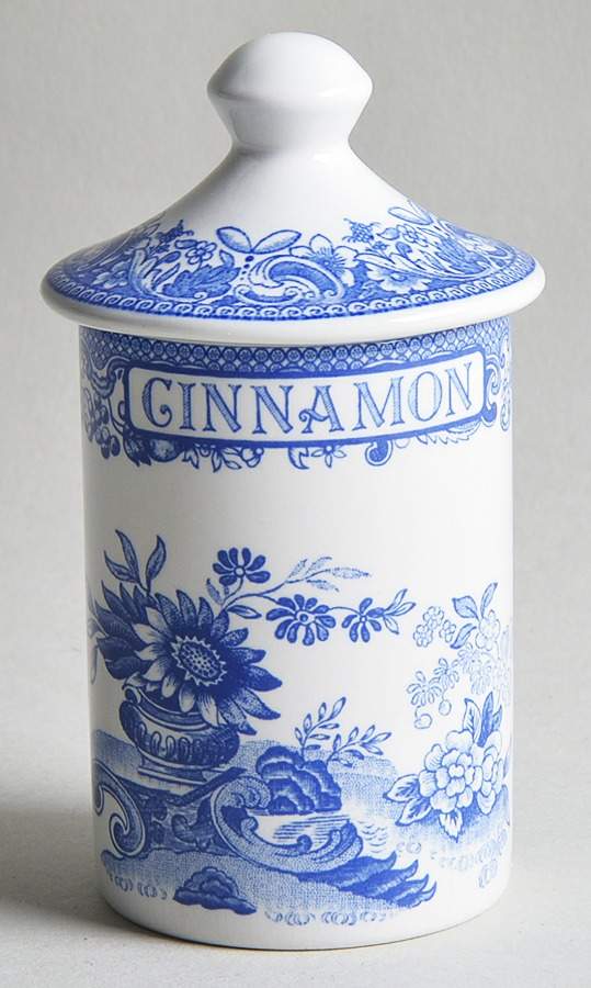 Blue Room Collection Spice Jar Set Individual Jar & Lid by Spode-1