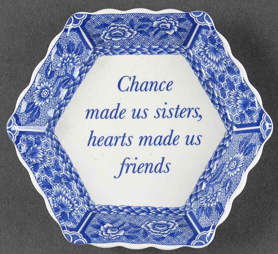 Blue Room Collection 5" Hexagonal Tray by Spode-1
