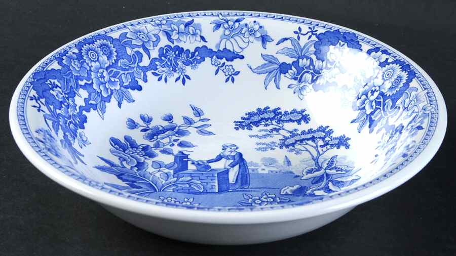 Blue Room Collection Ascot Coupe Cereal Bowl by Spode-1
