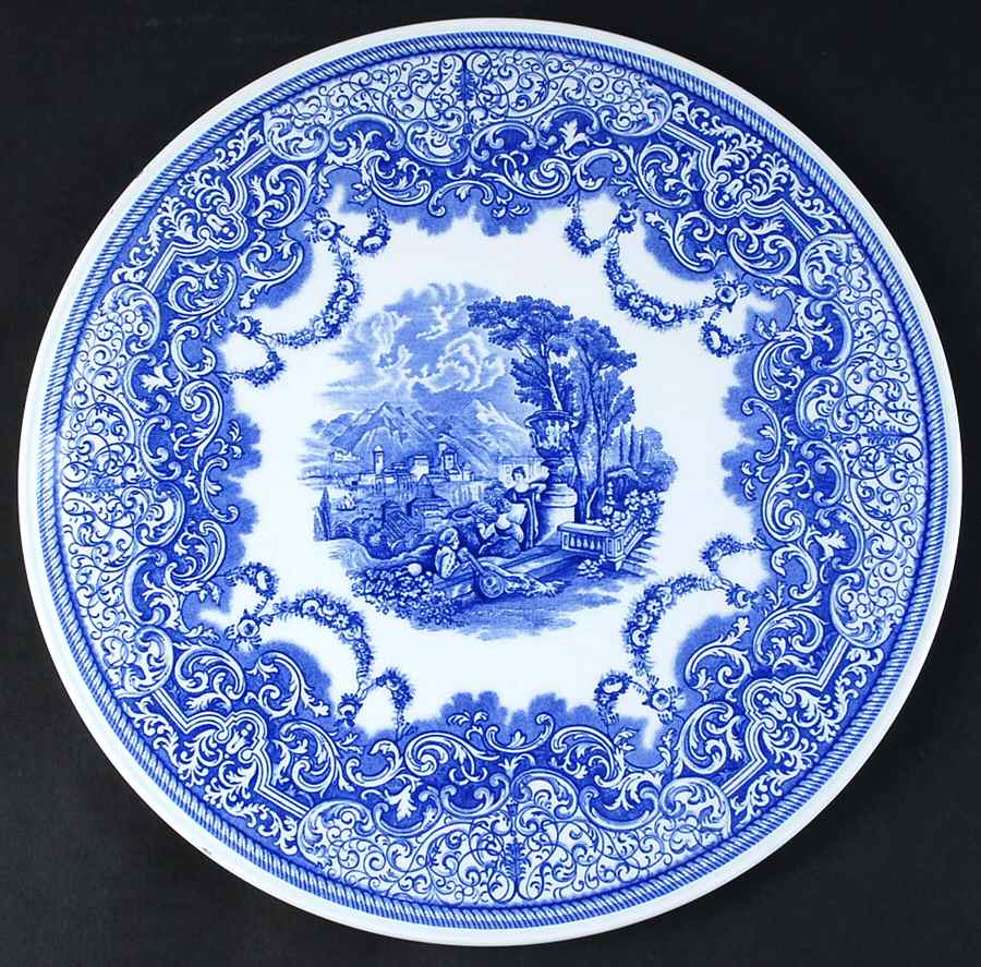 Blue Room Collection Cake Plate by Spode-1