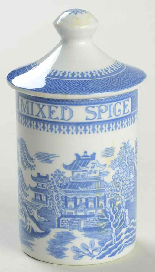 Blue Room Collection Spice Jar Set Individual Jar & Lid by Spode-1