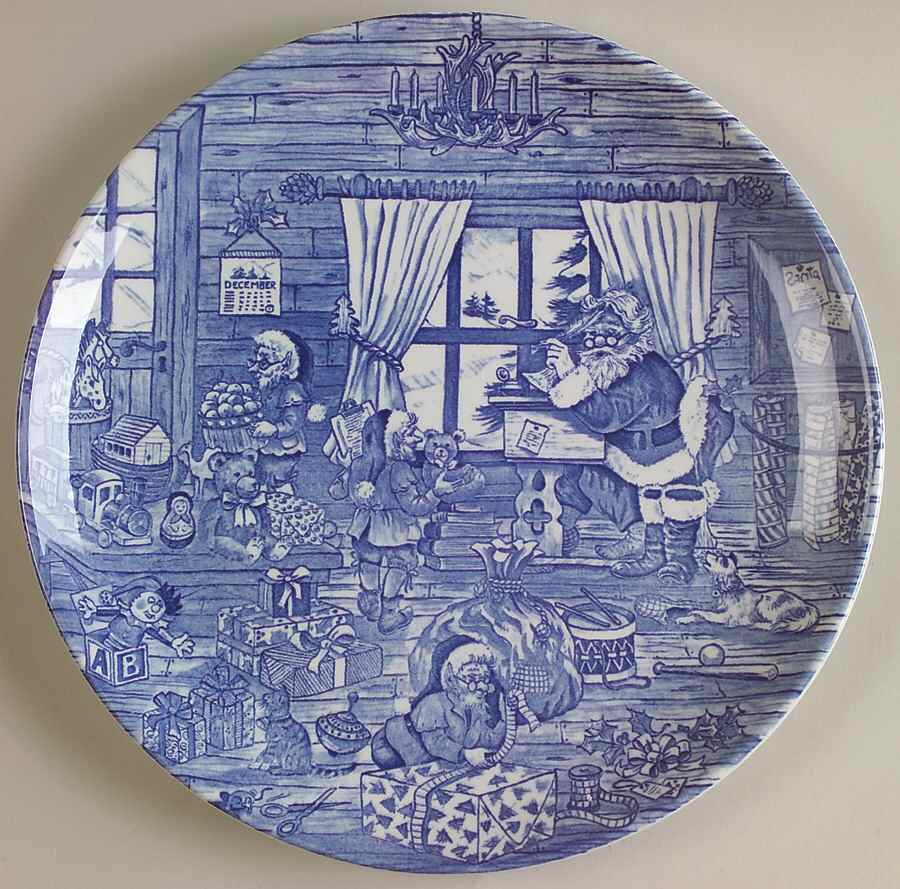 Blue Room Collection 2006 Annual Christmas Plate by Spode-1