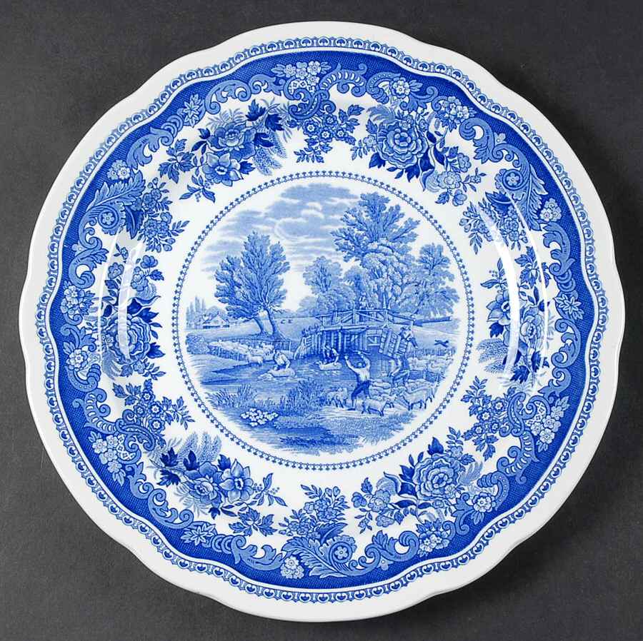 Blue Room Collection Dinner Plate by Spode-1
