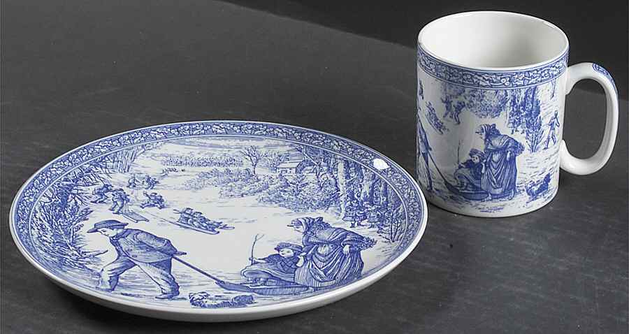 Blue Room Collection Mug & Plate Set by Spode-1