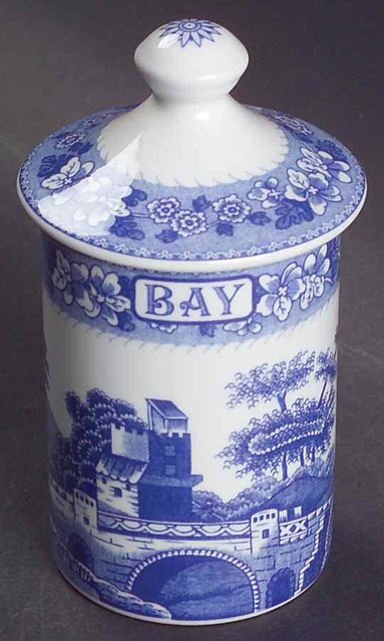 Blue Room Collection Spice Jar Set Individual Jar & Lid by Spode-1