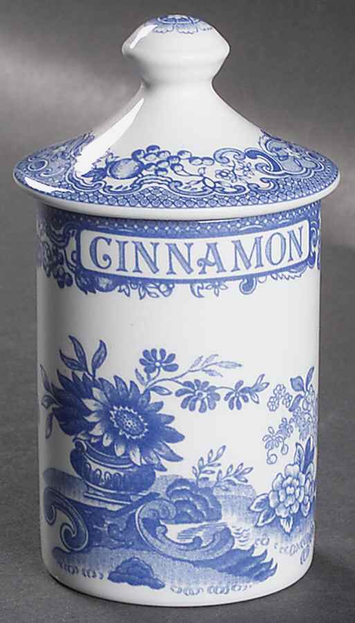 Blue Room Collection Spice Jar Set Individual Jar & Lid by Spode-1