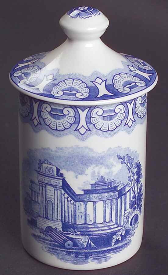 Blue Room Collection Spice Jar Set Individual Jar & Lid by Spode-1