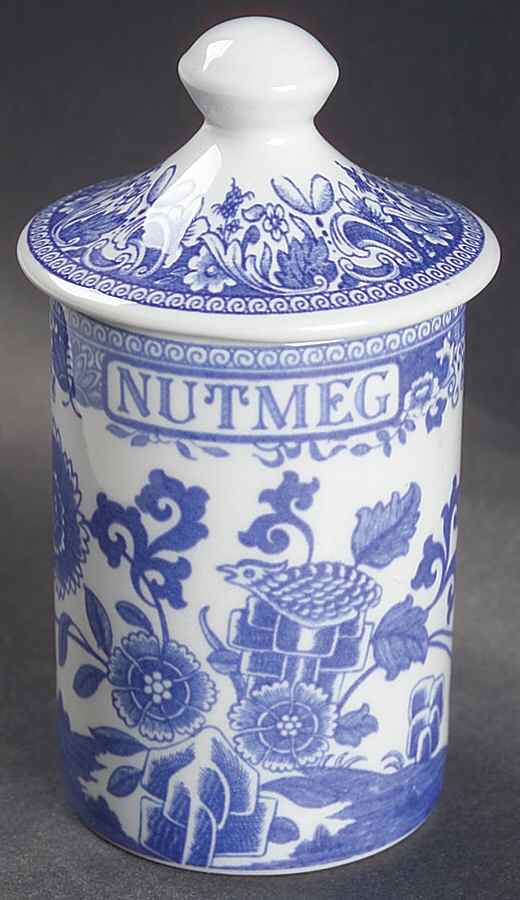 Blue Room Collection Spice Jar Set Individual Jar & Lid by Spode-1