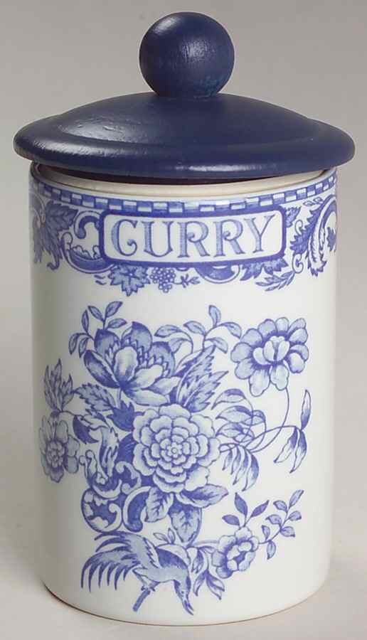 Blue Room Collection Spice Jar Set Individual Jar & Lid by Spode-1