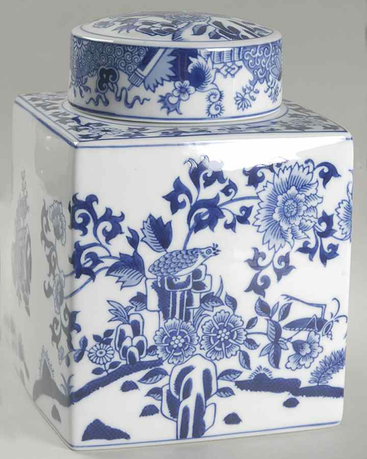 Blue Room Collection Large Spice Jar & Lid by Spode-1