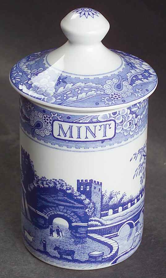 Blue Room Collection Spice Jar Set Individual Jar & Lid by Spode-1